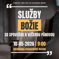 SLUŽBY BOŽIE - 10.05.2026