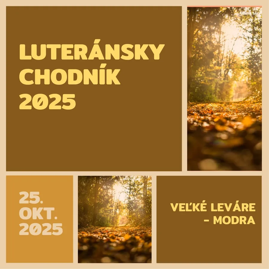 LUTERÁNSKY CHODNÍK 2025