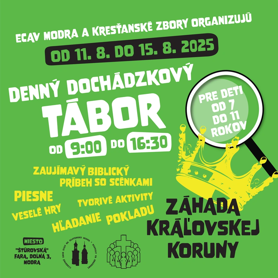 DETSKÝ DOCHÁDZKOVÝ TÁBOR 2025