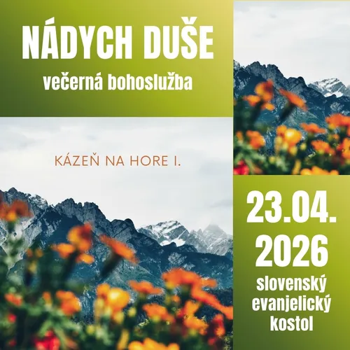 Nádych duše - 23.04.2026