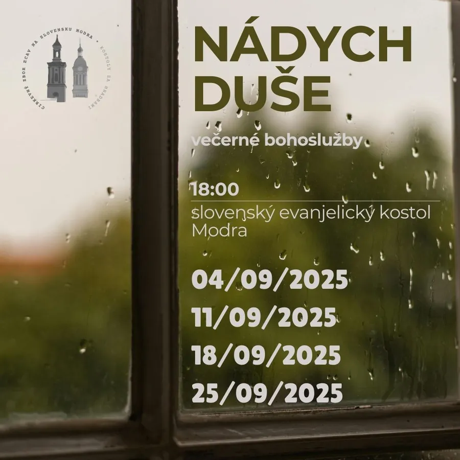 NÁDYCH DUŠE - sept. 2025