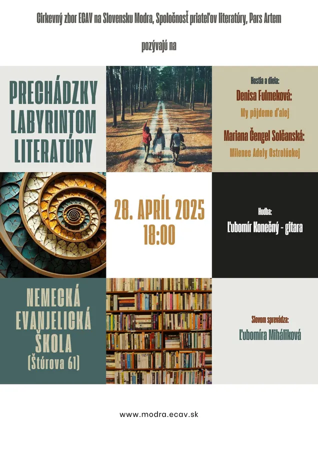 PRECHÁDZKY LABYRINTOM LITERATÚRY (28.04.2025)