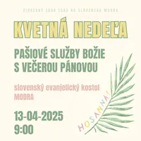 KVETNÁ NEDEĽA 2025