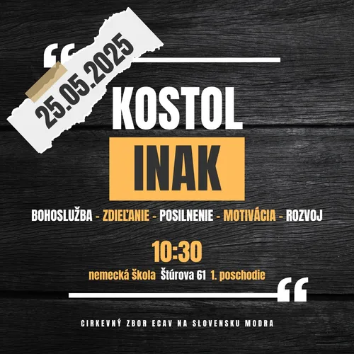 KOSTOL INAK 25.05.2025