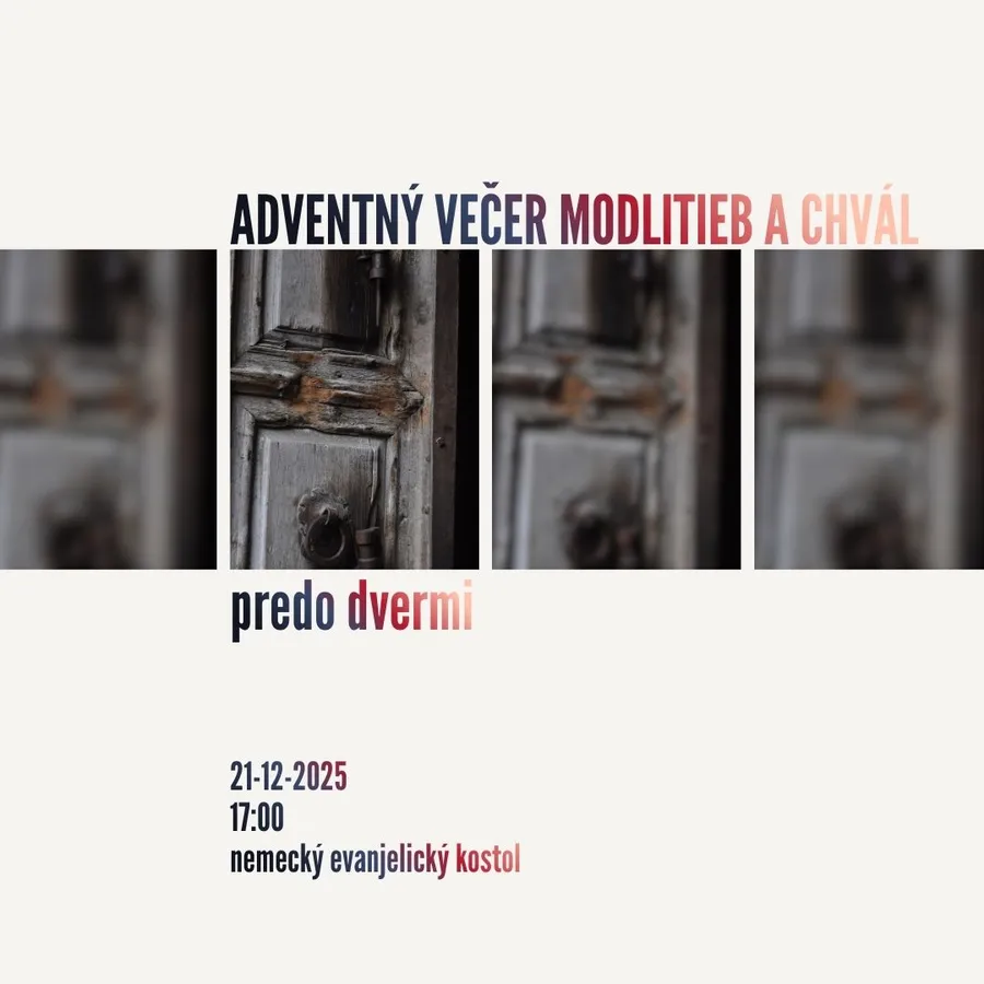 ADVENTNÝ VEČER MODLITIEB A CHVÁL 2025