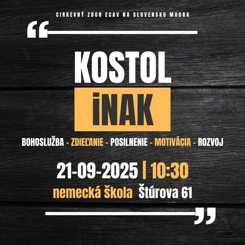 KOSTOL iNAK (21.09.2025)