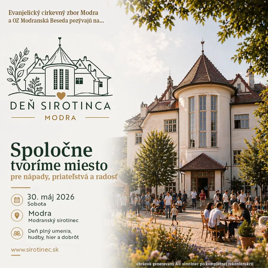 DEŇ MODRANSKÉHO SIROTINCA 2026