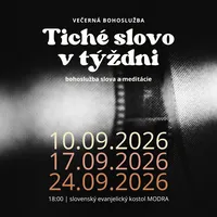 septembrové TICHÉ SLOVO V TÝŽDNI