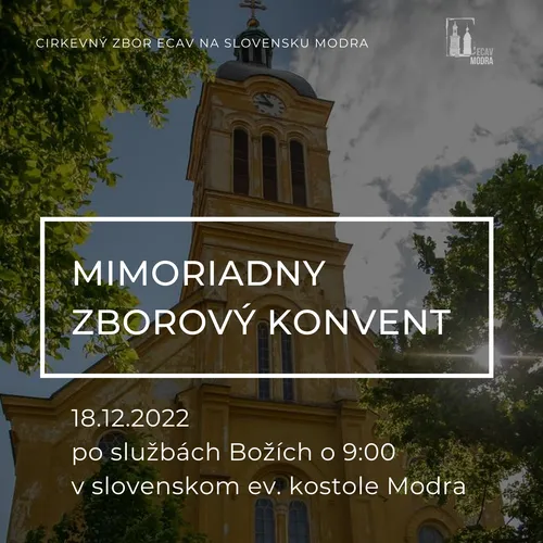 mimoriadny zborový konvent