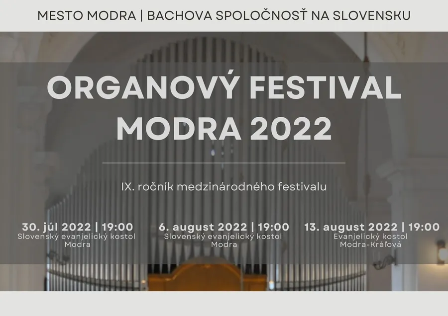 ORGANOVÝ FESTIVAL