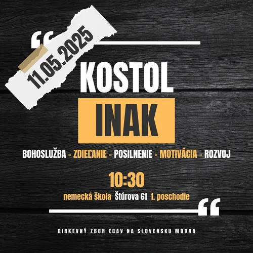 KOSTOL INAK 11.05.2025