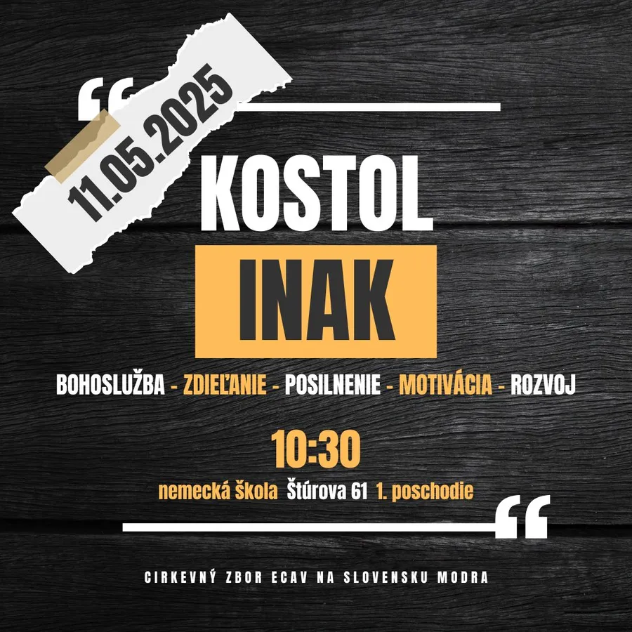 KOSTOL INAK 11.05.2025