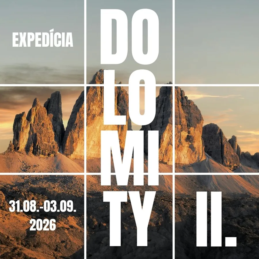 expedícia DOLOMITY 2026 - 2. turnus