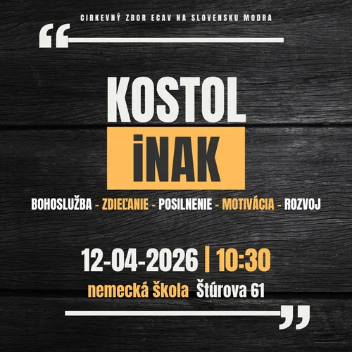 KOSTOL iNAK - 12.04.2026