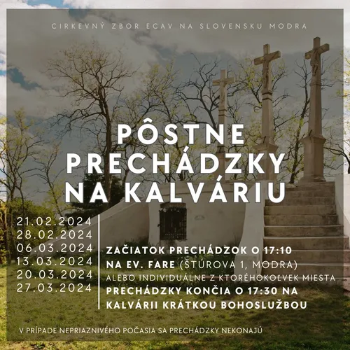 Pôstne prechádzky