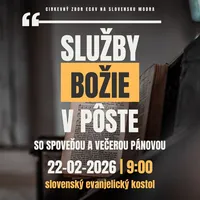 SLUŽBY BOŽIE - 22.02.2026